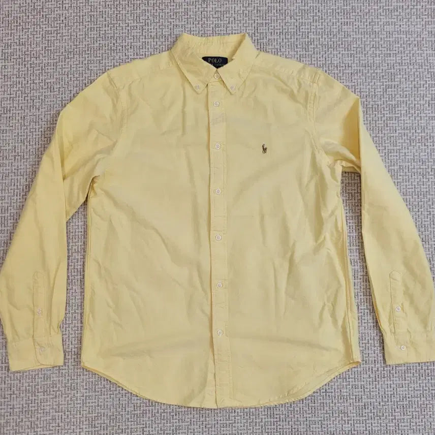 [BUNJANG] Polo Ralph Lauren Yellow Cotton Shirt XL/TG/EG / 폴로 랄프로렌 옐로우 셔츠 XL/TG/EG (18-20)