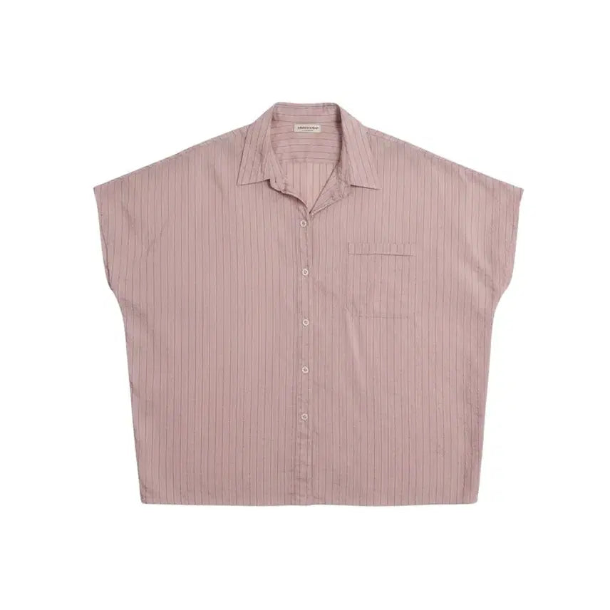 [BUNJANG] ALL & SUNDRY Oversized Fit Short Sleeve Shirt PK (Size 66) / 여성66/ 올앤선드라이 오버핏 스트 반팔셔츠PK 22-126