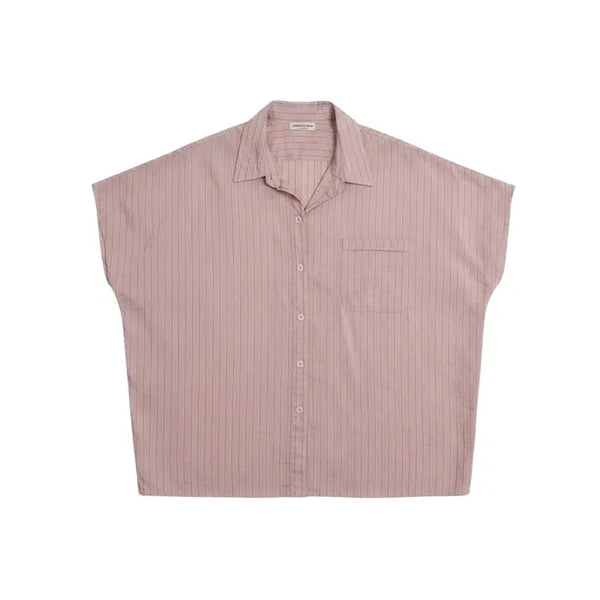 [BUNJANG] ALL & SUNDRY Oversized Fit Short Sleeve Shirt PK (Size 66) / 여성66/ 올앤선드라이 오버핏 스트 반팔셔츠PK 22-126