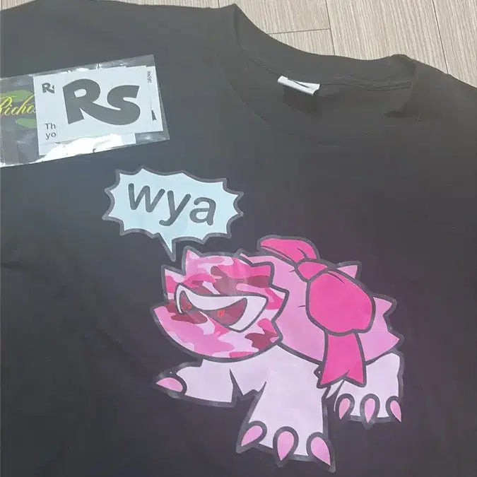 [BUNJANG] Kamvo x Kim Sang-min Wolf Turtle Collaboration T-Shirt / 늑대 거북이 티셔츠