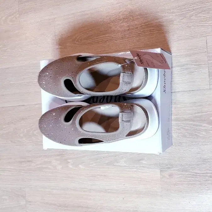 [BUNJANG] Rhinestone Embellished Slip-on Sandals (240mm) / 슬립온 240 새상품  큐빅 보석샌들