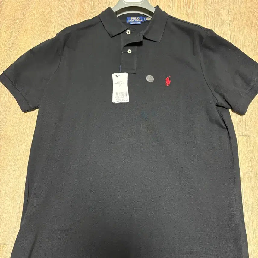 [BUNJANG] Polo Ralph Lauren Black Short Sleeve Polo Shirt / 폴로 랄프로렌 블랙 반팔 카라티