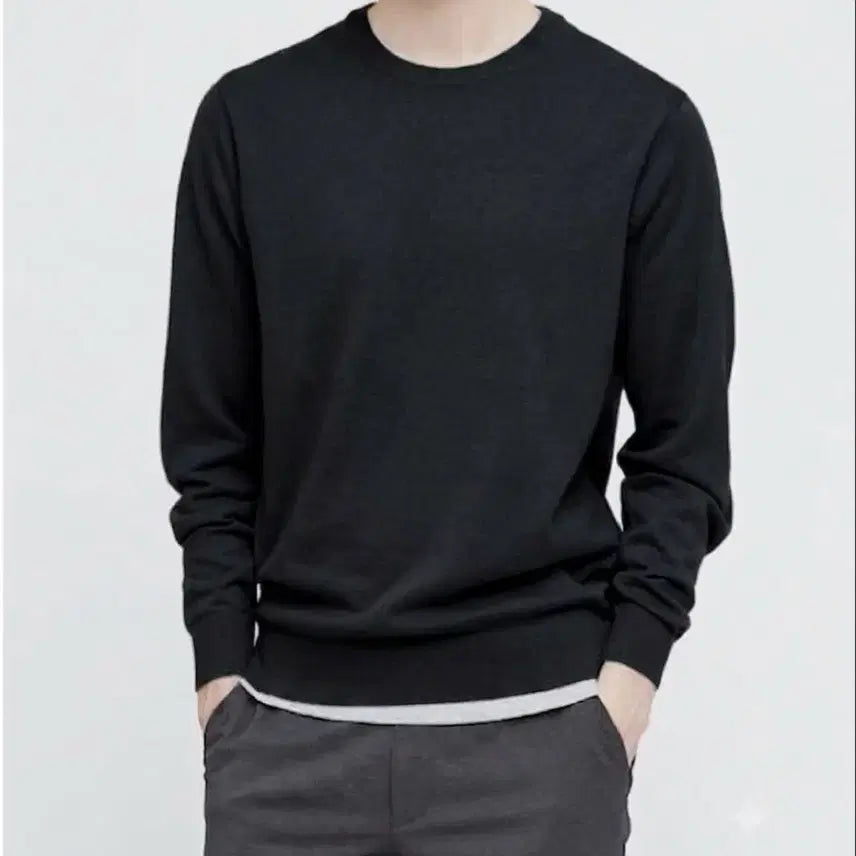 [BUNJANG] Zara Black Knit XL / Zara 자라 얇은 니트(블랙) XL