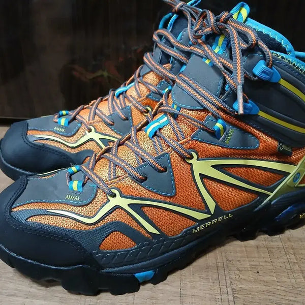 [BUNJANG] Merrell Gore-Tex Hiking Boots Orange 280mm / 메렐 고어텍스 등산화 오렌지색 280