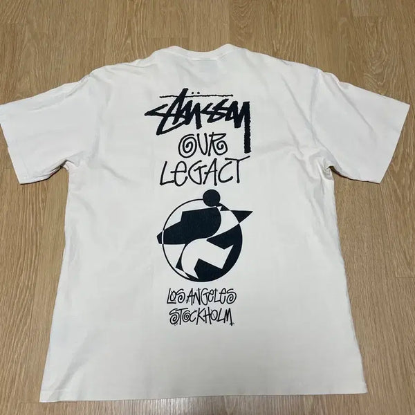 [BUNJANG] Stussy x Our Legacy Surfman 2 Pigment Dyed T-shirt Pink XL / 스투시 x 아워레가시 서프맨 2 피그먼트 다이드 티셔츠 핑크 XL