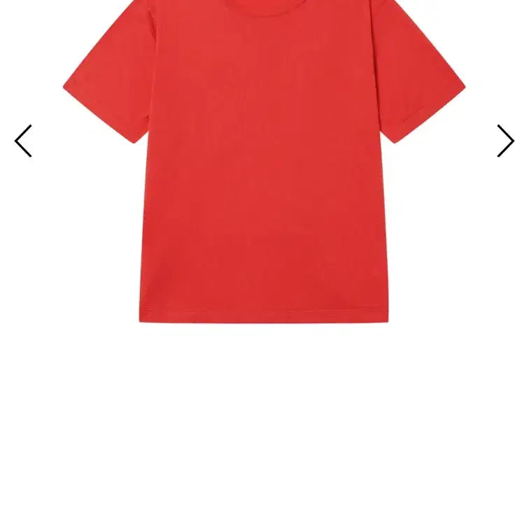 [BUNJANG] A.ta Summer Basic Knit T-Shirt Red / (L) 에이타 A.ta 서머 베이직 니트 티셔츠 레드