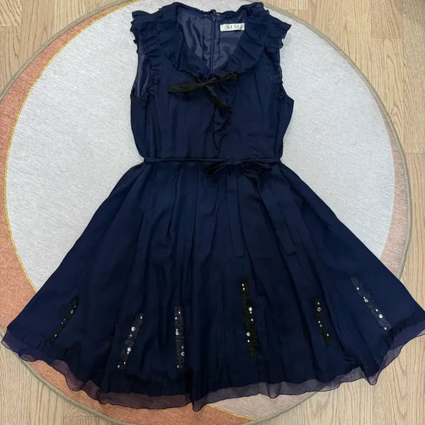 [BUNJANG] SJSJ Sleeveless Dress Size 66 / 한섬 에스제이 SJSJ 민소매 원피스 66사이즈