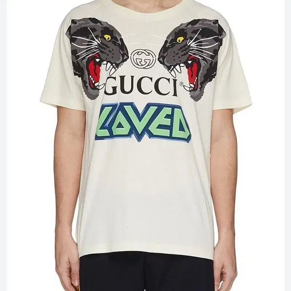 [BUNJANG] Gucci Tiger Print T-Shirt / 100) 구찌 타이거 프린트 반팔티