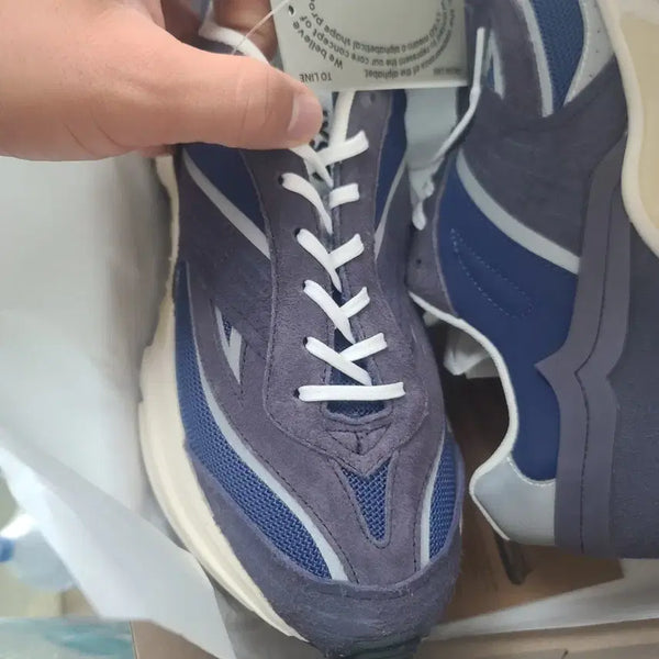 [BUNJANG] iyso Navy Suede Sneakers Size 280 / iyso 네이비 280  새상품 팝니다.