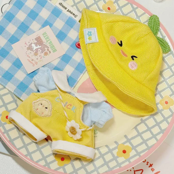 [BUNJANG] 10cm Doll Clothes - Baby Chick & Rabbit / 10cm 인형옷 개나리 유치원