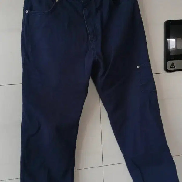 [BUNJANG] Prizmworks Large Navy Cotton Pants / 프리즘웍스 라지사이즈 면바지 L