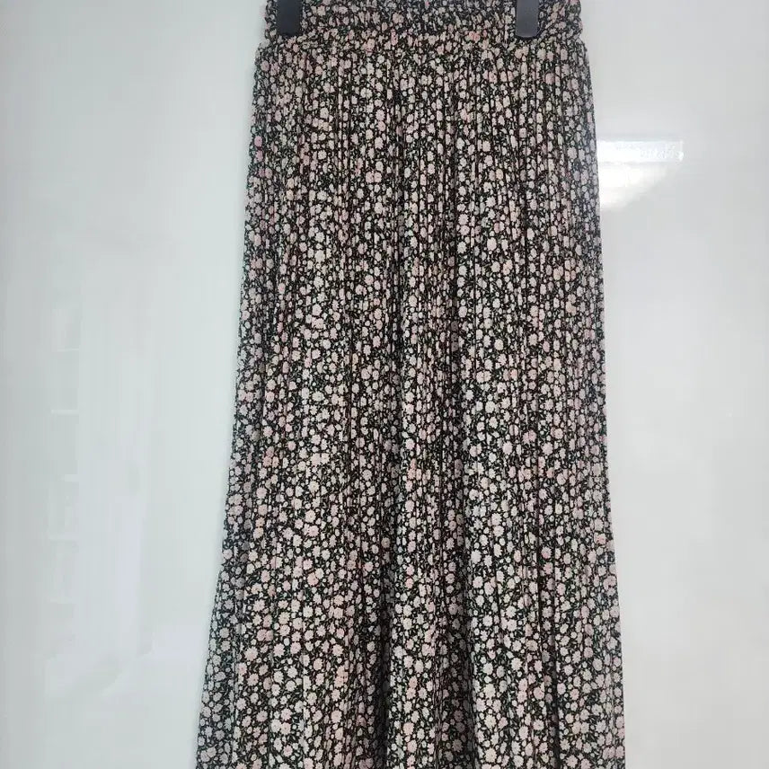 [BUNJANG] Flower Banding Long Skirt / 플라워 밴딩 롱 스커트