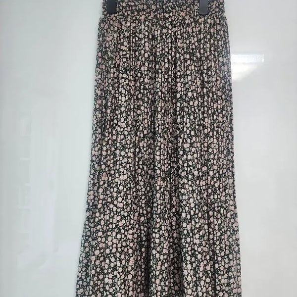 [BUNJANG] Flower Banding Long Skirt / 플라워 밴딩 롱 스커트