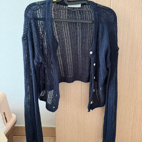 [BUNJANG] Lightweight Knit Bolero Cardigan / 여름 가디건 볼레로