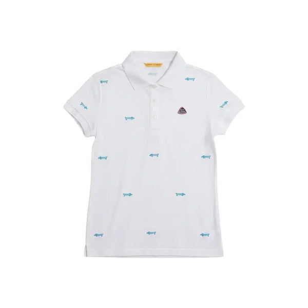 [BUNJANG] Louis Castel Women's Logo Pattern Golf T-shirt / 여성90/ 루이까스텔 로고 패턴 골프티셔츠 22-139