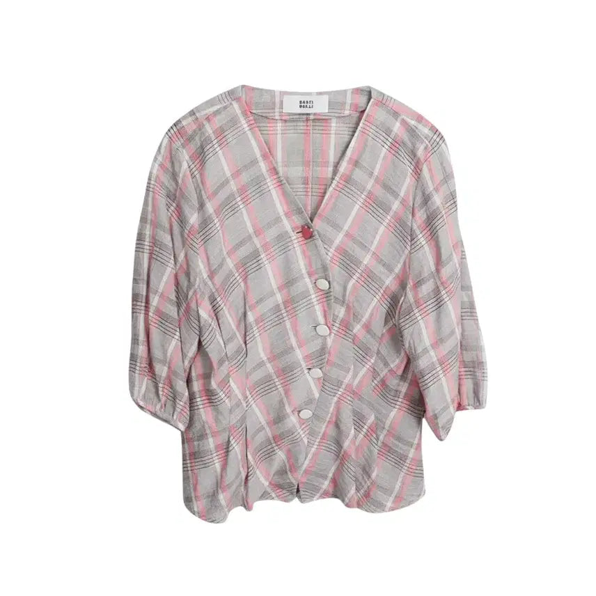 [BUNJANG] Bellery Women's Wool Blend Check Jacket 66 / 여성66/ 베스티벨리 마 혼방 체크자켓 22-145