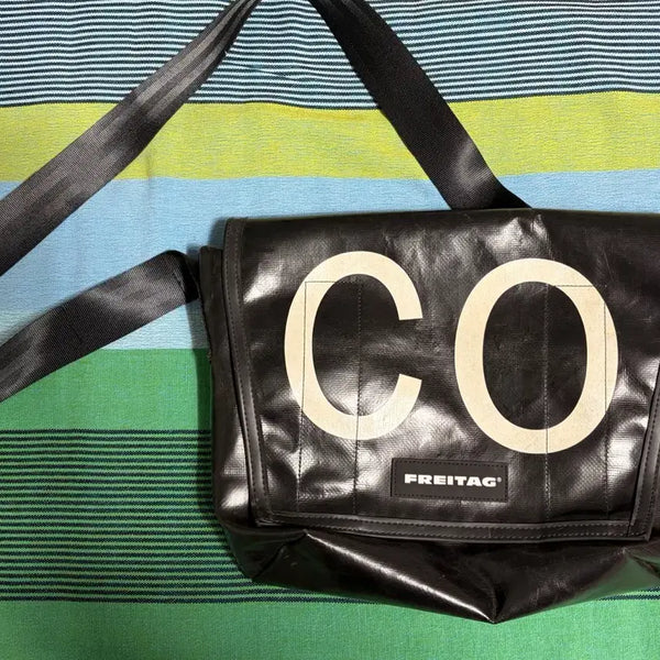 [BUNJANG] Freitag F14 Dexter Black Messenger Bag / 프라이탁 F14 덱스터 블랙