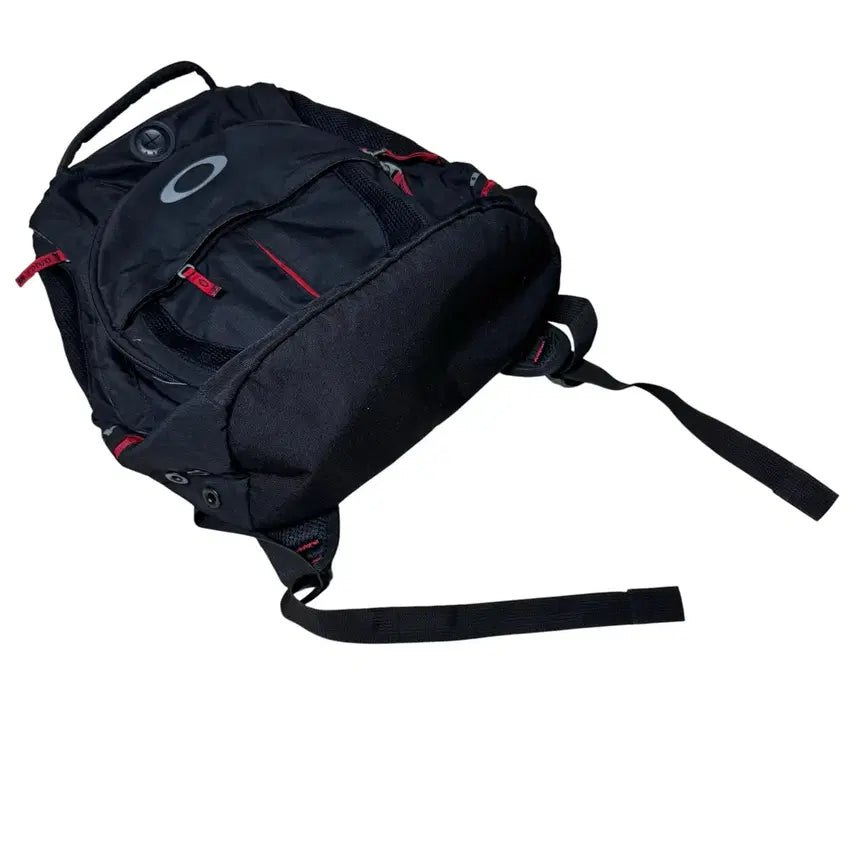 [BUNJANG] Oakley Technical Icon Backpack Black Red Archive Bag / 오클리 테크니컬 아이콘 백팩 블랙+레드