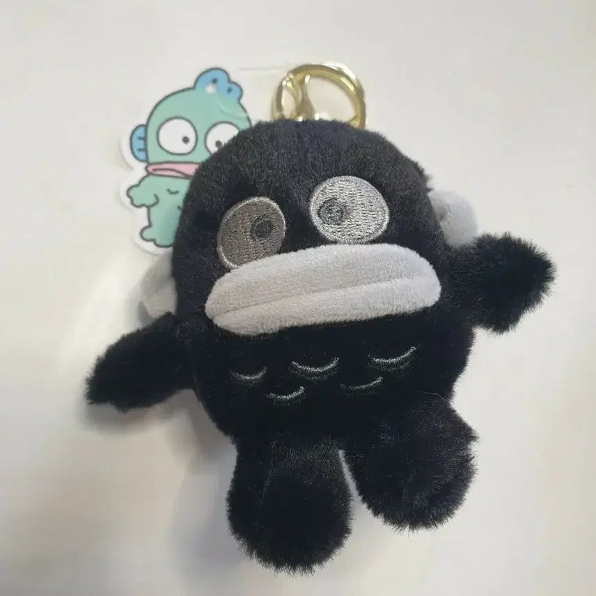 [BUNJANG] Hangyodon Black Plush Keychain / 한교동 블랙 인형 키링