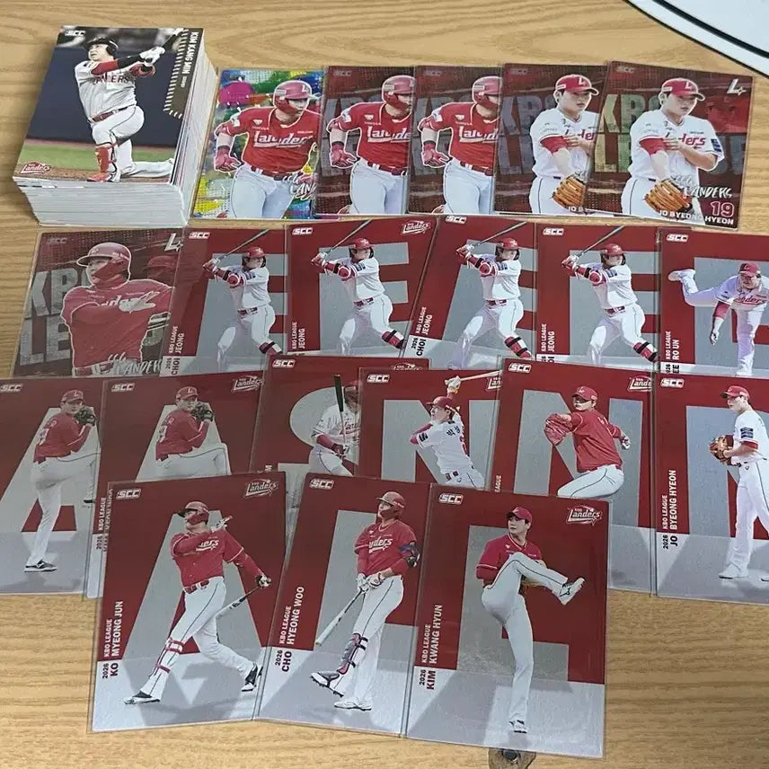 [BUNJANG] SSG Landers Choi Ji-hoon KBO Baseball Cards (98 Cards Total) / KBO 카드 SSG랜더스 최지훈 패러렐 포함 98장