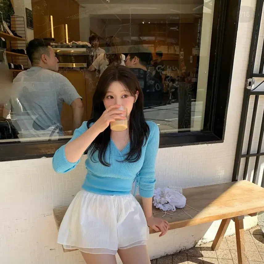 [BUNJANG] Berni Market Soft Layered Shorts Ivory / 베르니 마켓 소프레이어드쇼츠 아이보리