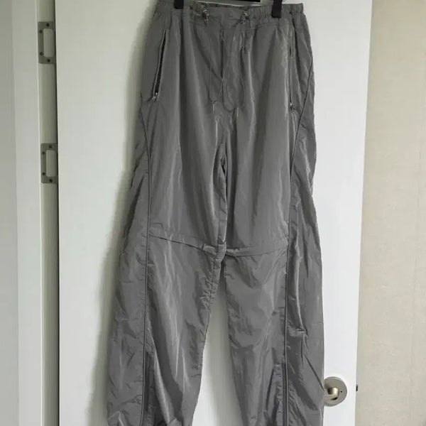 [BUNJANG] Wooyoungmi 24SS Nylon Track Pants Grey / <50> 우영미 24SS 나일론 트랙 팬츠 그레이