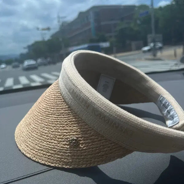 [BUNJANG] Helen Kaminski Raffia Sun Visor Bianca / 헬렌카민스키 라피아 썬바이저(비앙카)