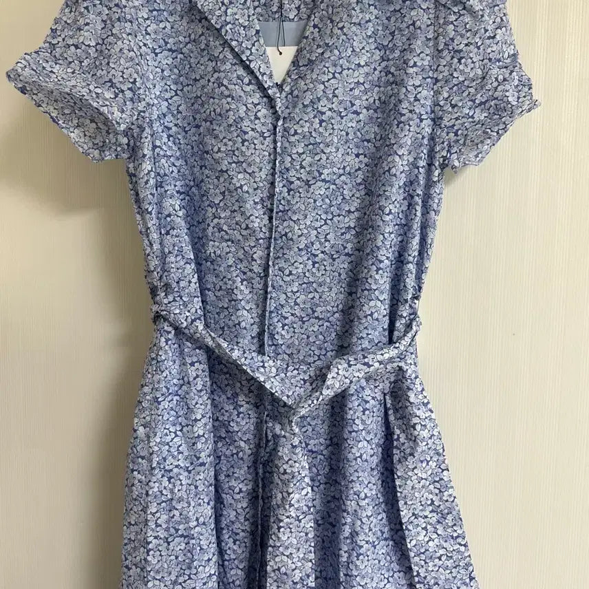 [BUNJANG] Oh L Flower Pattern Shirt Dress / w컨셉 오앨 셔츠 원피스 꽃무늬 (새상품)