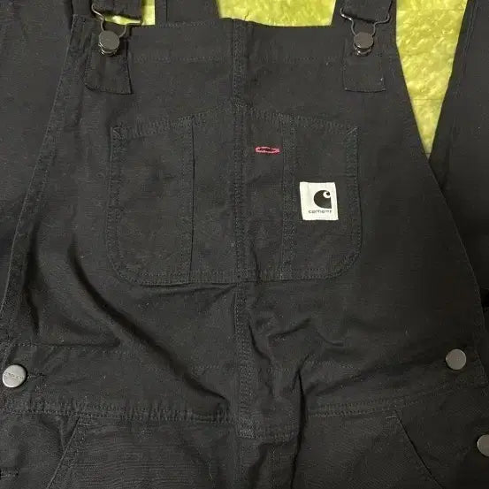 [BUNJANG] Carhartt WIP Black Bib Overalls M / 칼하트 wip 블랙 멜빵바지 오버롤 M