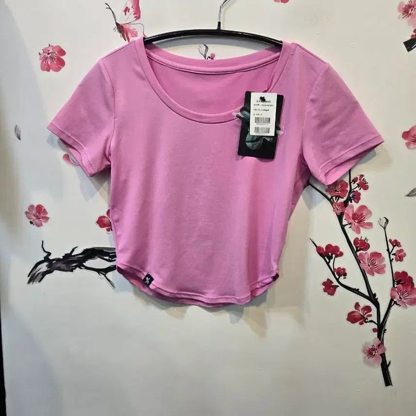 [BUNJANG] Xexymix Pink Short Sleeve T-Shirt Size S / 젝시믹스 핑크색 반팔 티셔츠 S
