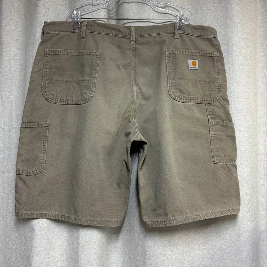 [BUNJANG] Carhartt WIP Carpenter Work Shorts Mushroom (MUS) W42 / 칼하트 B273 MUS 카펜터 워크 쇼츠 반바지 W42