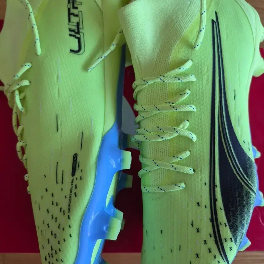[BUNJANG] Puma Ultra Pro FG/AG Soccer Cleats Fluorescent Yellow / 푸마 울트라프로  FG/AG  축구화 형광 옐로우