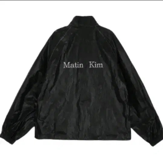 [BUNJANG] Matin Kim Black Windbreaker Jacket / Matin Kim 마뗑킴 블랙 바람막이 FREE