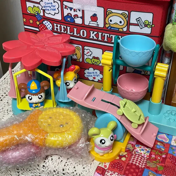 [BUNJANG] Hamtaro Happy Meal Playset Figures / 일괄) 방가방가햄토리 해피밀 놀이기구 피규어