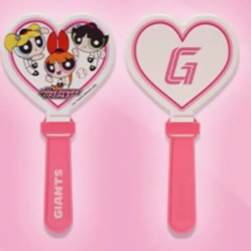 [BUNJANG] Powerpuff Girls Lotte Heart Light Stick / 파워퍼프걸 롯데 짝짝이