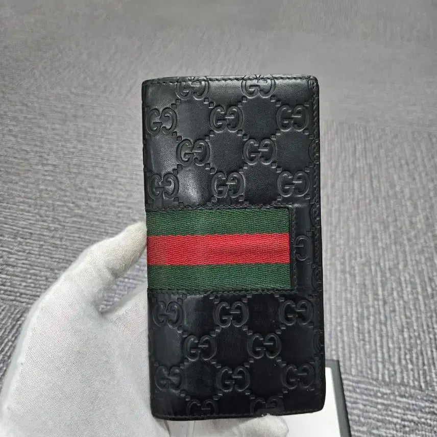 [BUNJANG] Gucci Shima Web Stripe Long Wallet / [정품][특가] 구찌 시마 웹삼선 장지갑