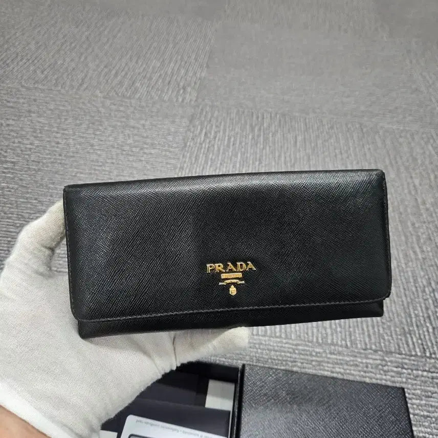 [BUNJANG] Prada Saffiano Long Wallet / [정품][특가] 프라다 사피아노 장지갑