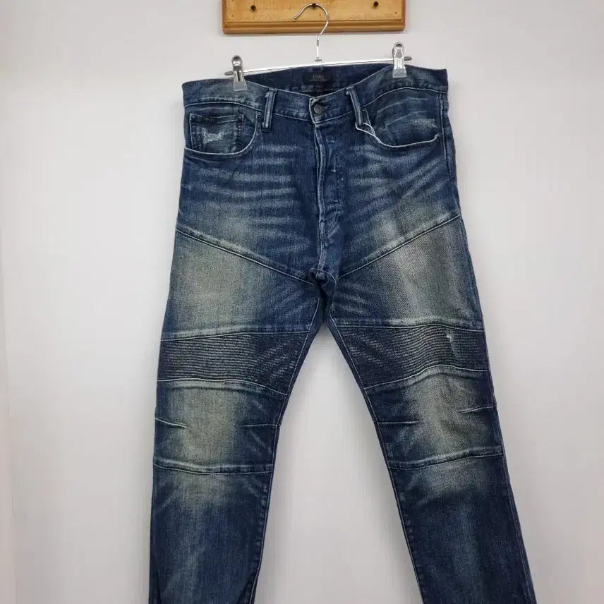 [BUNJANG] Polo Ralph Lauren Biker Denim Pants / 폴로 랄프로렌 바이커 데님 팬츠