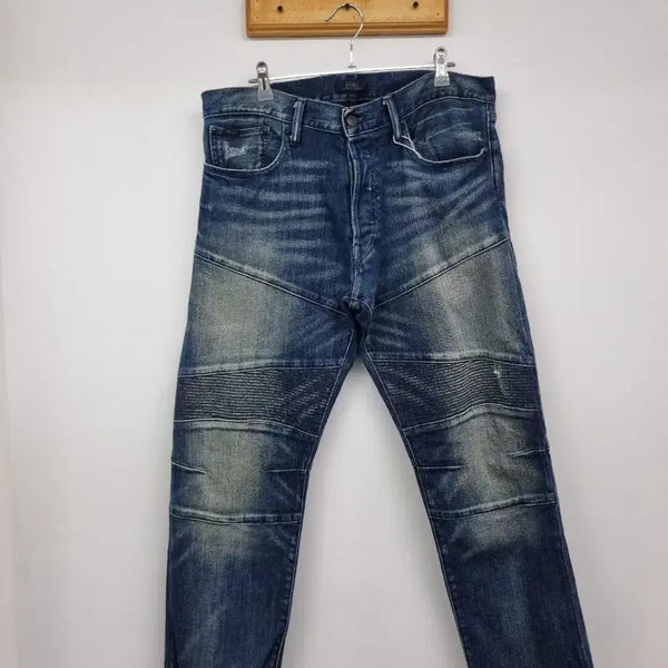 [BUNJANG] Polo Ralph Lauren Biker Denim Pants / 폴로 랄프로렌 바이커 데님 팬츠
