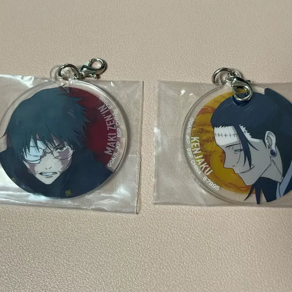 [BUNJANG] Jujutsu Kaisen Ichiban Kuji 'Death Bunch' Arc Acrylic Charm Keychain - Maki Zenin & Kenjaku / 주술회전 이치방쿠지 사멸회유 M상 아크릴 참 키링 젠인 마키 켄자쿠