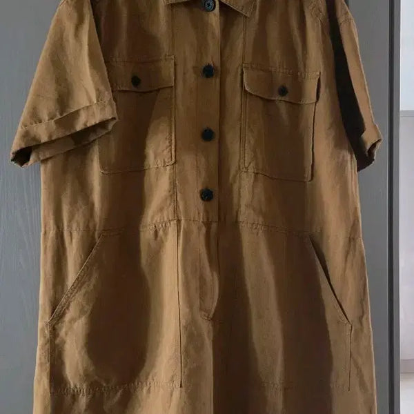 [BUNJANG] Jucy Judy Linen Dress / 쥬시쥬디 린넨원피스