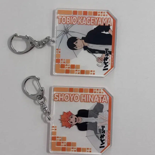 [BUNJANG] Haikyuu!! Hinata Kageyama Keychains / 하이큐 키링, 히나타, 카게야마