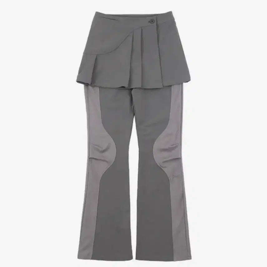 [BUNJANG] OHOS Two-Way Pleats Skirt Pants Grey Size 2 / 오호스 투웨이 플리츠 스커트팬츠 그레이 2사이즈