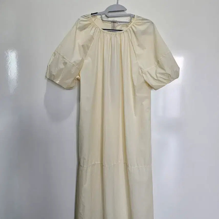 [BUNJANG] Puff Sleeve Long Dress / 퍼프 소매 롱원피스