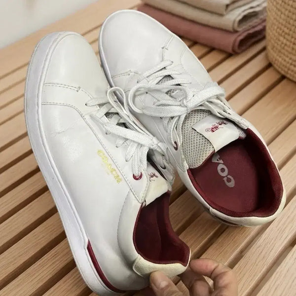 [BUNJANG] Coach White Sneakers / Coach 스니커즈 화이트