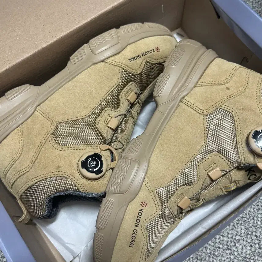 [BUNJANG] Kolon Global Dial Safety Shoes Size 250 New / 코오롱 글로벌 다이얼 안전화 250 새상품
