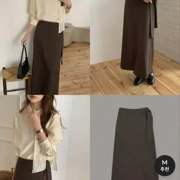 [BUNJANG] Mary&Round Wrap Skirt + Blouse Set / 메리어라운드 코드세트 랩스커트 + 블라우스