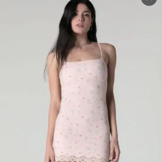 [BUNJANG] Glowny Pink Sleeveless Dress / 글로니 핑크 나시 원피스