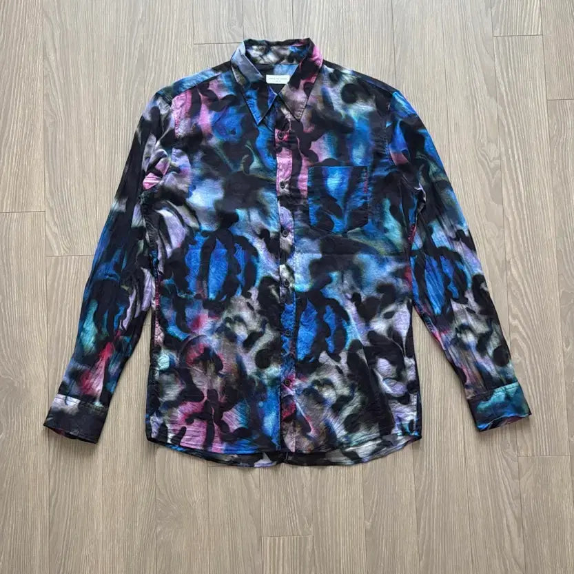 [BUNJANG] Dries Van Noten Marble Painting Shirt / 드리스반노튼 마블 페인팅 셔츠