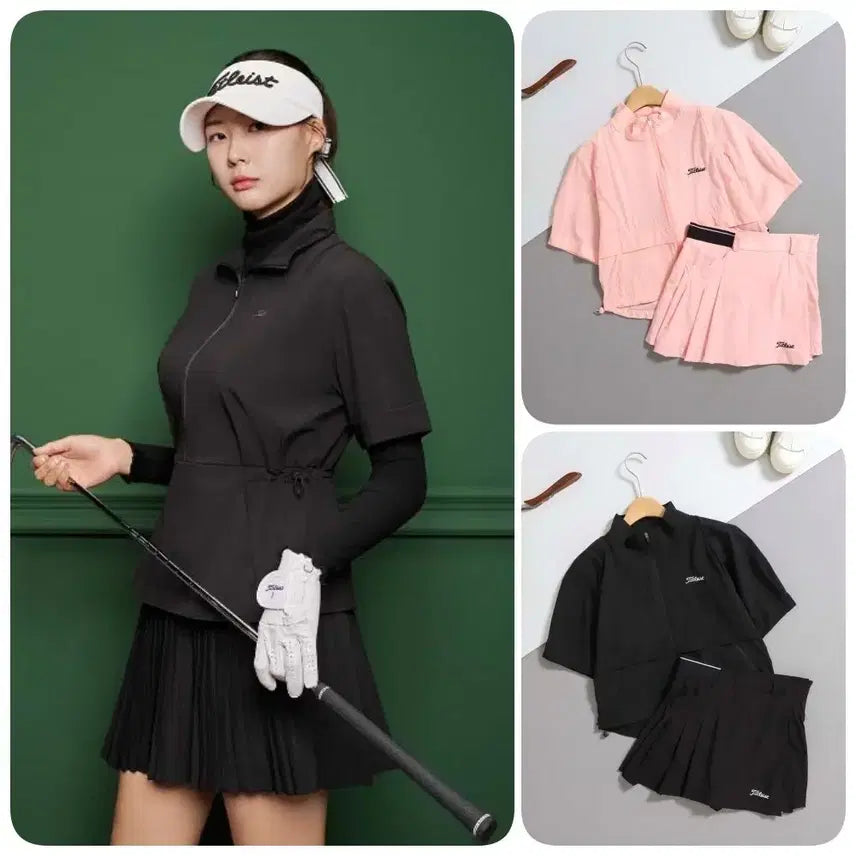 [BUNJANG] Titleist Women's Half Zip Anorak Set / 타이틀리스트 여성 하프 집업 세트
